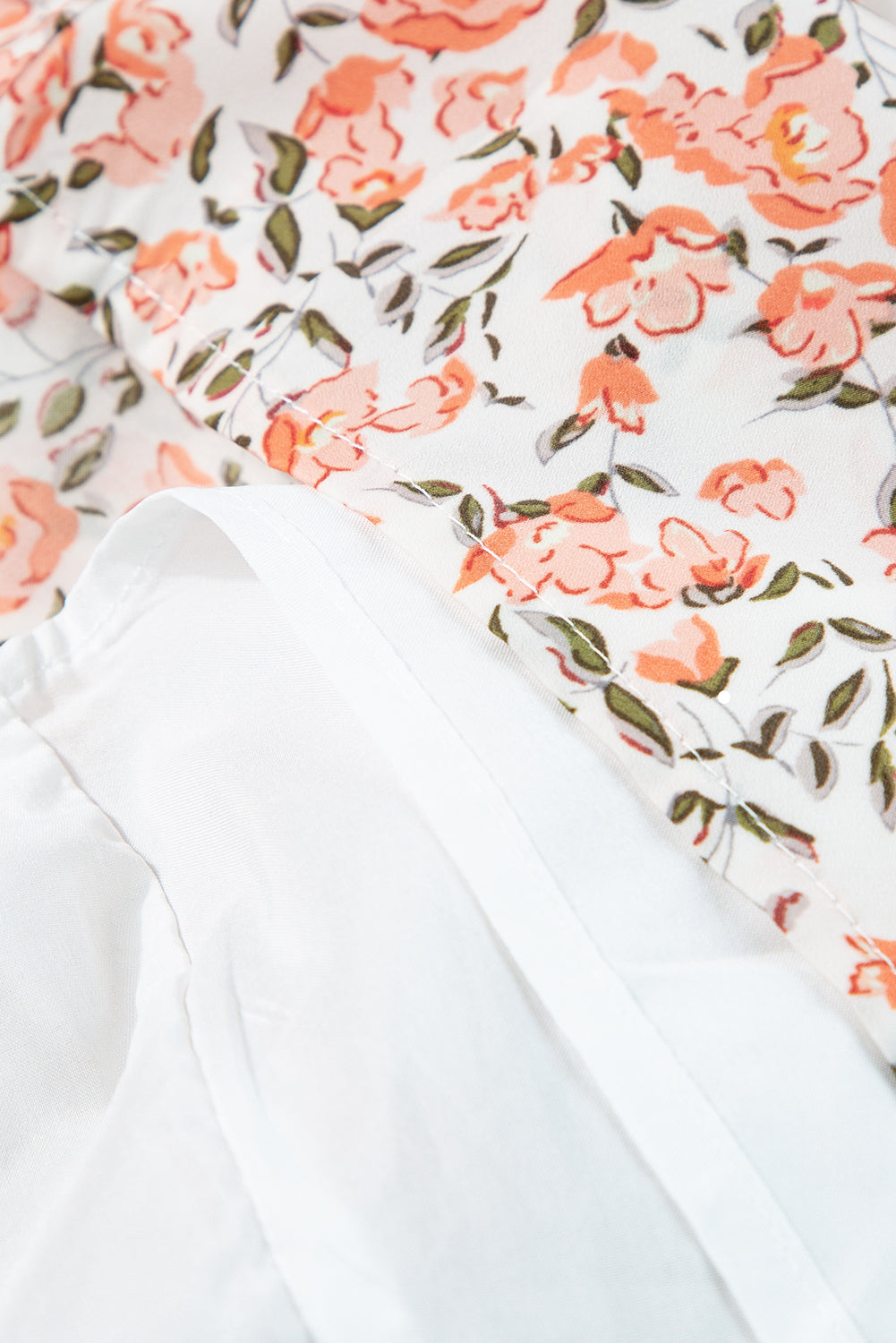 Floral Knotted Straps Tiered Babydoll Dress