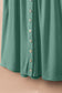 Green Button Sleeveless High Waist Mini Dress