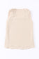 Apricot V Neck Knotted Shoulder Tank