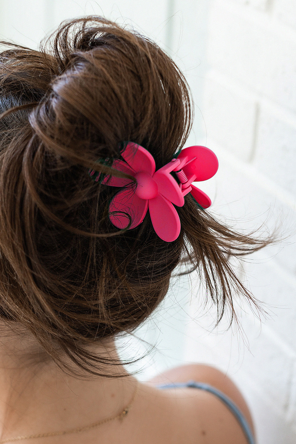 Rose Flower Hair Claw Clip