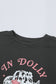 Gray WE TRUST IN DOLLY Western Graphic Tee