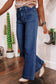 Black Wide Leg Pocketed High Waist Jeans