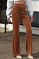 Chestnut High Waist Flare Corduroy Pants