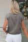 Medium Grey Mineral Wash Boxy Fit Cotton Tank Top