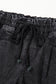 Black Drawstring High Waist Casual Denim Shorts with Pockets