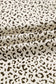 Beige Plus Size Leopard Print Frill Trim Short Sleeve Flared Dress