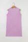 Phalaenopsis Mineral Wash Tank Mini Dress with Pockets
