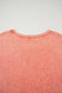 Wisteria Mineral Wash Pocketed T-shirt Long Dress