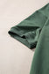 Light Grey Exposed Seam Chest Pocket Split Loose T Shirt