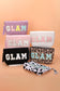 Varsity Letter Tassel Zipper Makeup Bag