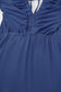 Textured V Neck Flutter Sleeve Ruffled Maxi Dress