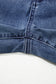 Dirty blue High Waist Button Zip Fly Bell Bottom Jeans