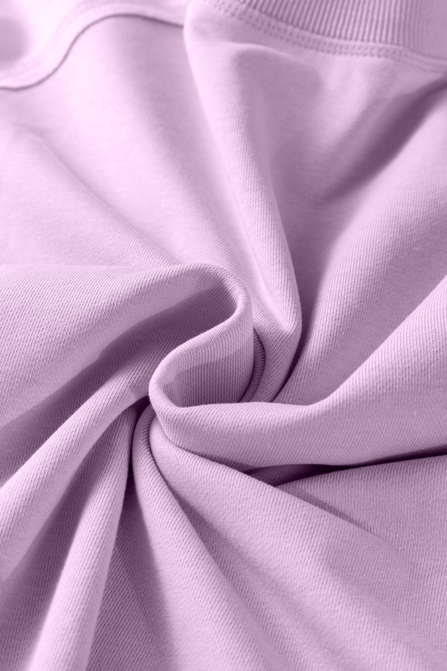 Beau Blue Solid Color Raw Seam Patchwork Baggy Sweatshirt