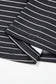 Black Stripe Ruffled Short Sleeve Crew Neck T Shirt Shift Mini Dress