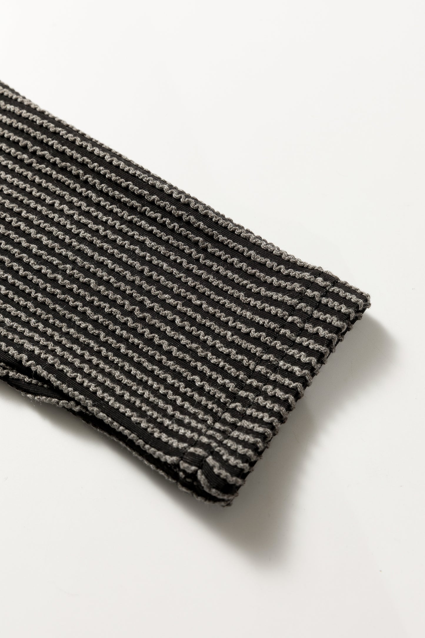 Carbon Grey Twisted Ribbed Dolman Long Sleeve Top