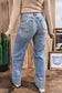 Ashleigh Blue Cuffed Straight Loose Jeans