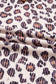 Parchment Leopard Colorblock Patchwork Twist Ribbed Plus Size V Neck Baggy Pullover