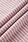 Purple Stripe Thumbhole Side Slits Drop Shoulder Loose Fit Hoodie