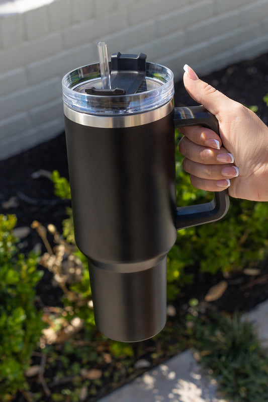 Black Stainless Steel Double Insulated Cup