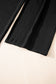 Black Buttoned Vest Drawstring Wide Leg Pants 2pcs Set