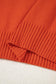 Flamingo Collared V Neck Ribbed Edge Sexy Elegant Sweater