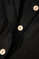 Black Buttoned Vest Drawstring Wide Leg Pants 2pcs Set