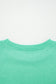 Aruba Blue Cute Halloween Ghost Embroidered Casual Sweatshirt
