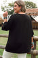 Black Checkerd DESERT DREAMS Printed Ripped Plus Size Tee
