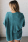 Redwood Burl Mix Pattern Hollowed Knit Open Front Cardigan