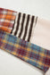 Parchment Plus Size Waffle Colorblock Striped Plaid Patchwork Half Button Pullover