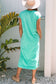 Wisteria Mineral Wash Pocketed T-shirt Long Dress
