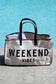 WEEKEND VIBES Canvas Tote