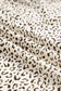 Beige Plus Size Leopard Print Frill Trim Short Sleeve Flared Dress