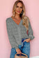 Green Lightweight Buttoned Front Crochet Cardigan