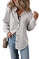 Black Roll-Tab Sleeve Pocketed Long Shirt