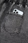 High-rise Drawstring High Waist Casual Denim Shorts with Pockets