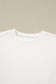 White Color Block Patchwork Drop Shoulder Pullover Casual Shorts 2pcs Outfit