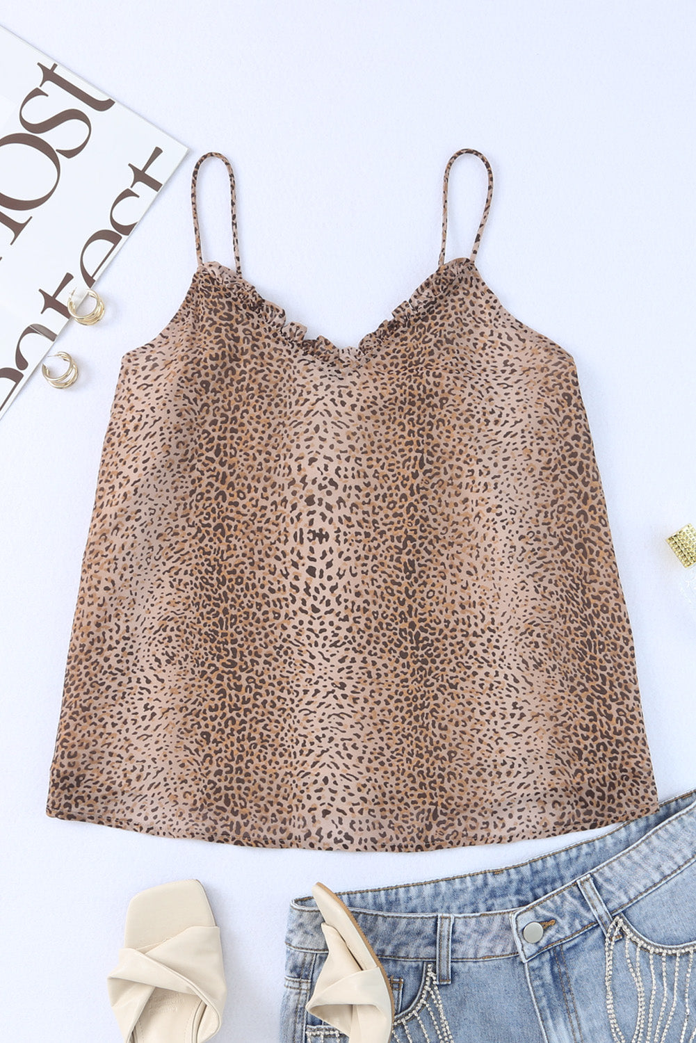 Leopard Cheetah Print Shift Tank