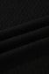 Black Textured Chest Pocket Long Sleeve Top 2Pcs Pants Set
