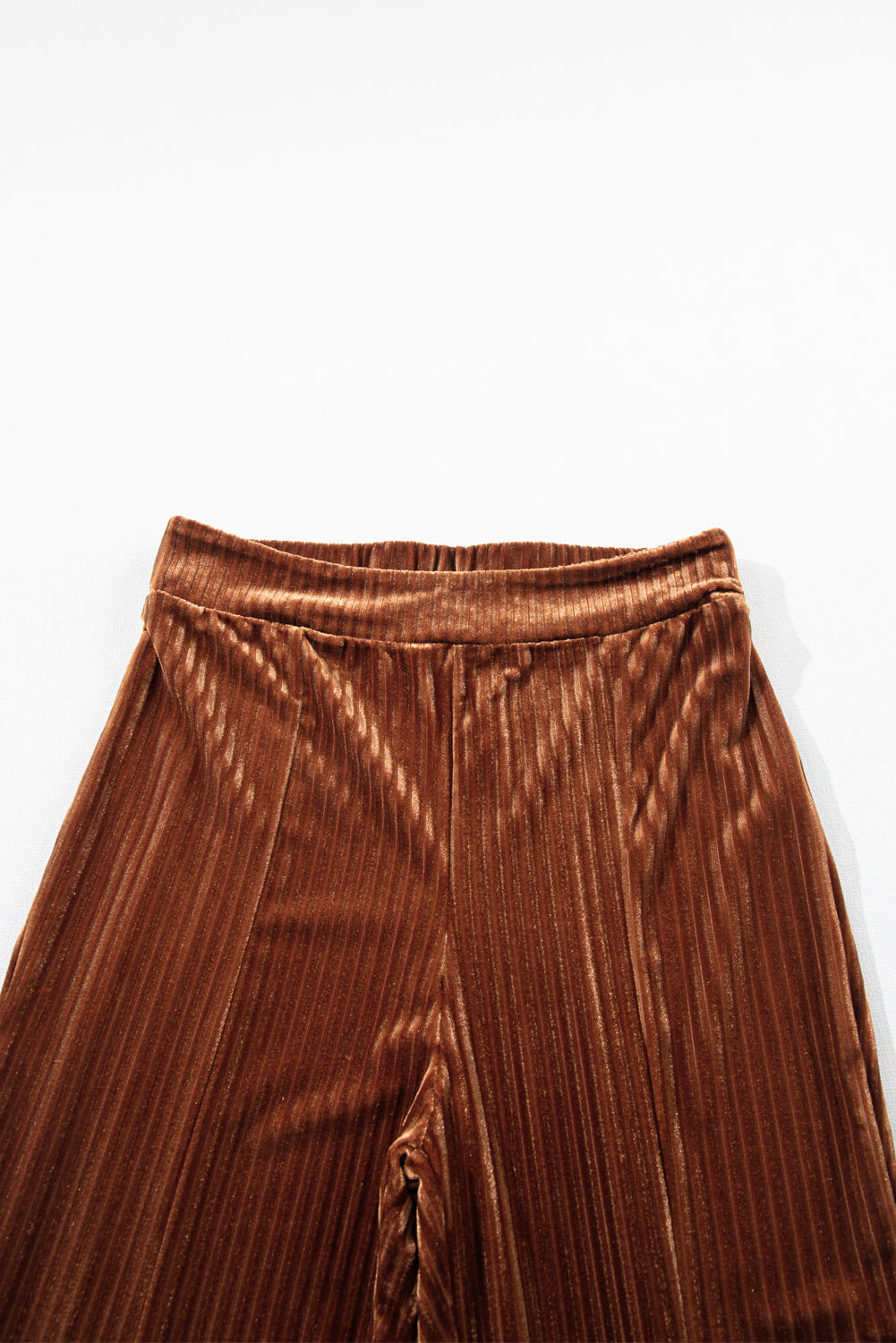 Chestnut High Waist Flare Corduroy Pants