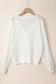 Green Lightweight Buttoned Front Crochet Cardigan