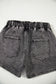 High-rise Drawstring High Waist Casual Denim Shorts with Pockets
