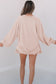 Jet Stream Corded Lantern Sleeve Top High Waist Ruffled Mini Skirt Set