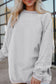 Chestnut Ribbed Corduroy Oversized Sweatshirt