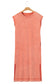 Wisteria Mineral Wash Pocketed T-shirt Long Dress