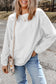 Chestnut Ribbed Corduroy Oversized Sweatshirt