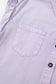 Orchid Petal Short Sleeve Double Chest Pocket Denim Shirt Dress