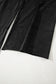 Black Mineral Wash Exposed Seam Drawstring High Waist Wide Leg Cargo Pants