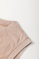 Myosotis 2 Pieces Mineral Wash Cotton Tank Top Lined Split Skirt Set