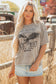 Parchment AMERICA FREE BIRD Vintage Graphic Mineral Washed Tee